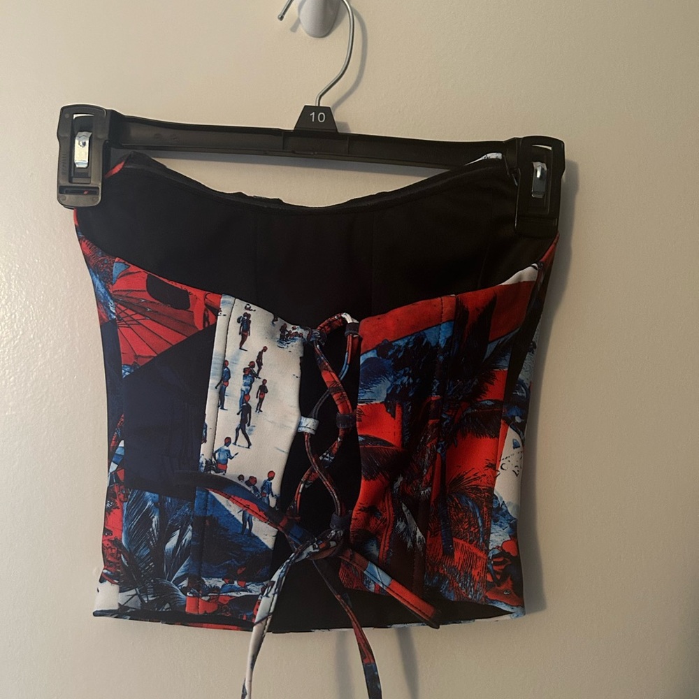 Tiger mist KENDRA CORSET - PATCHWORK ABSTRACT - Picture 4 of 4